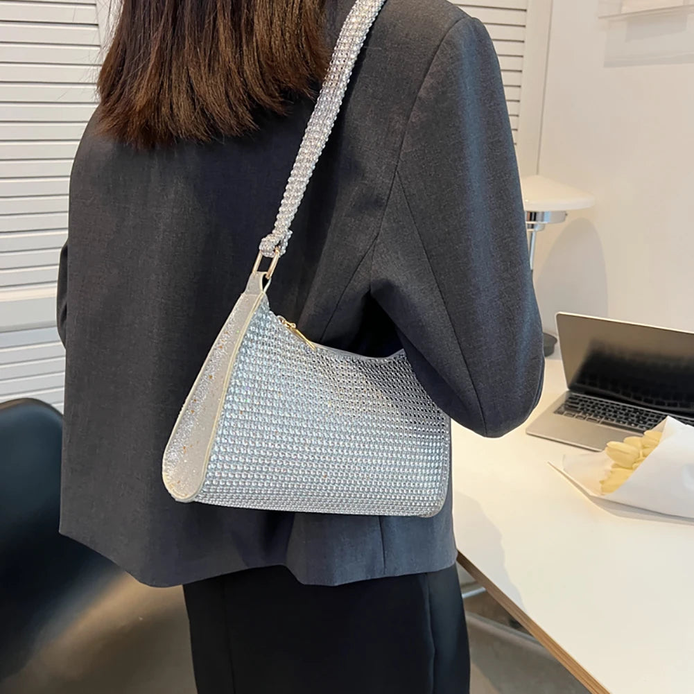Rhinestones Shoulder Bag Evening Clutch Handbag