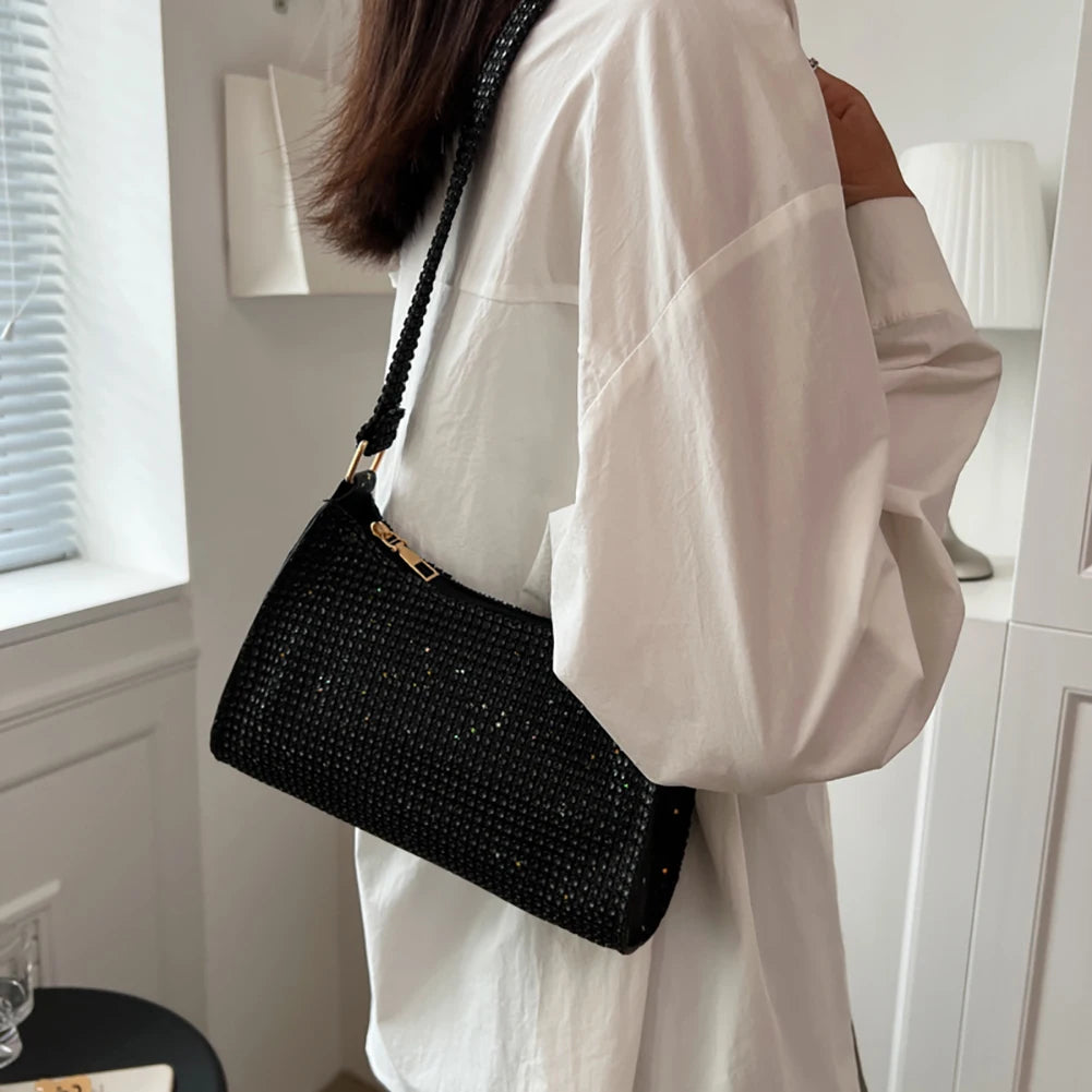 Rhinestones Shoulder Bag Evening Clutch Handbag
