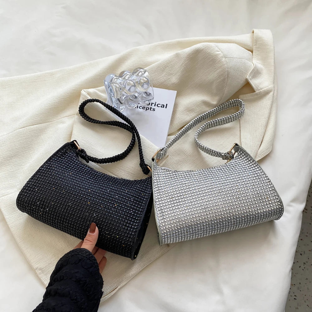 Rhinestones Shoulder Bag Evening Clutch Handbag