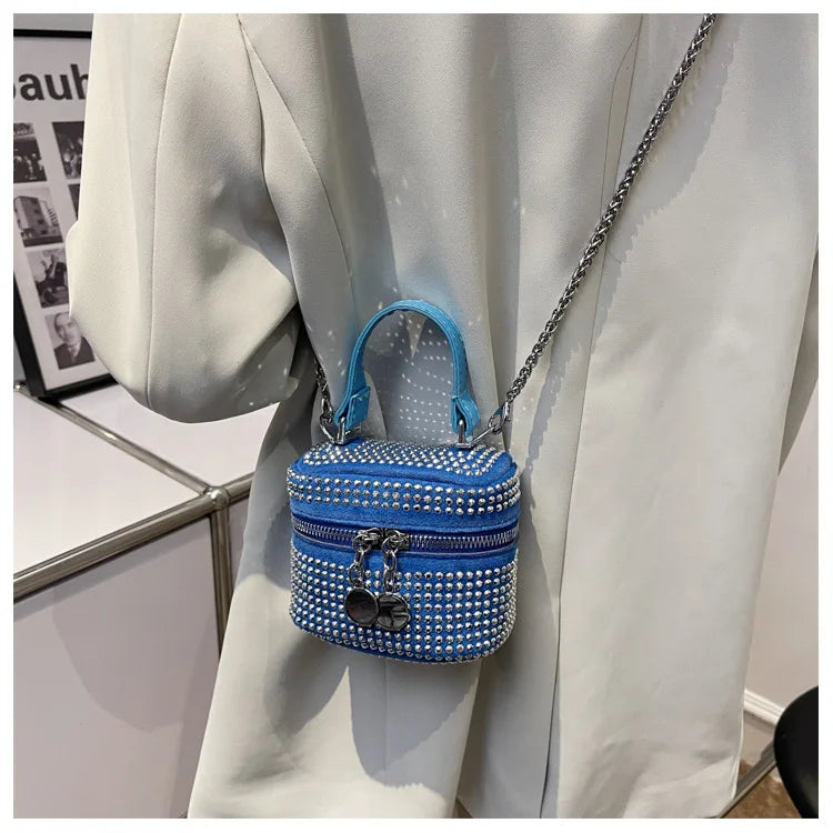 Summer Beaded Mini Crossbody Bag for Women
