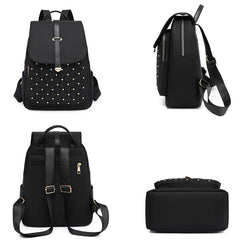 Women's Nylon Backpack Large Capacity Anti-Theft Backpack