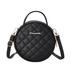 Mini Purses PU Leather Women Handbag Round Ladies Phone Bags