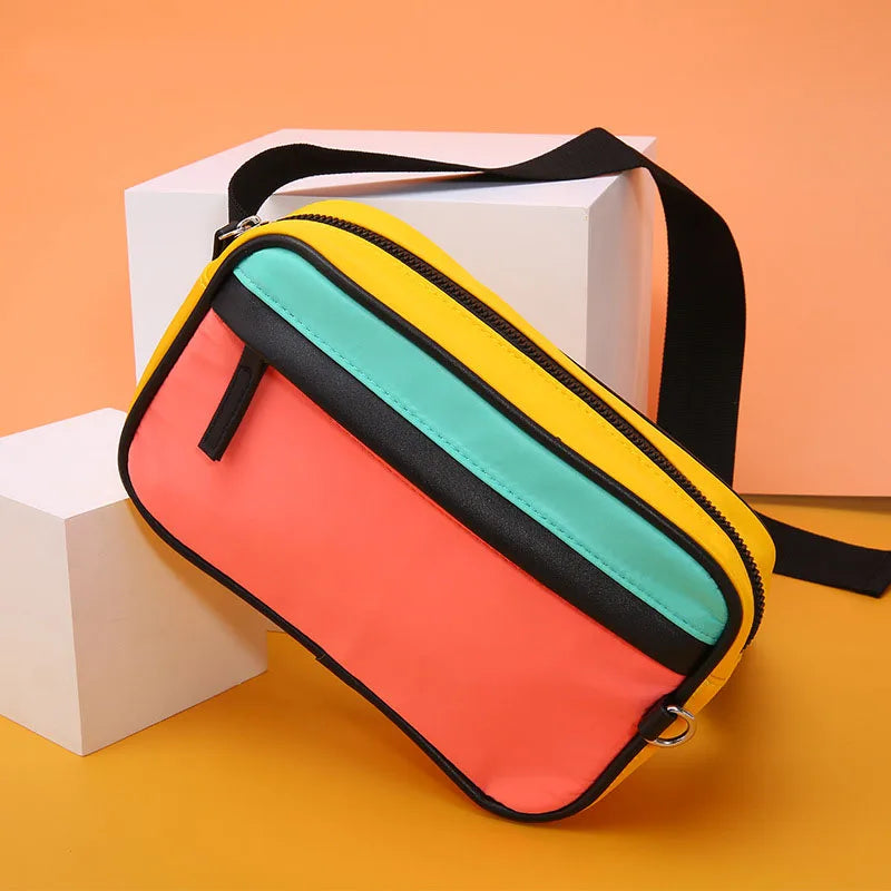 Colorful Oxford Cloth Sports Gym Bag Outdoor Leisure