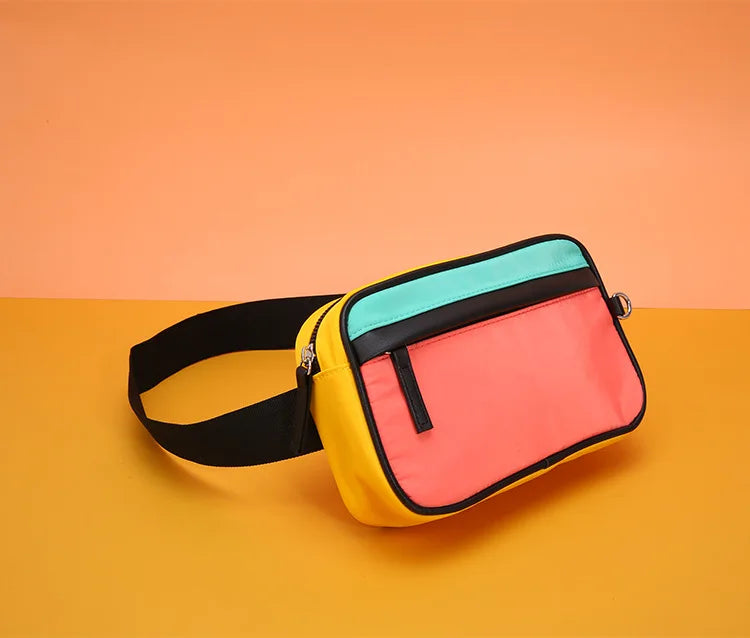 Colorful Oxford Cloth Sports Gym Bag Outdoor Leisure