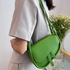 Small Shoulder Bag for Women High Solid PU Leather Crossbody Messenger