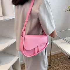 Small Shoulder Bag for Women High Solid PU Leather Crossbody Messenger