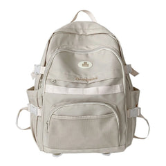 Nylon Backpack Laptop Travel Bag Teen Girl College Large Schoolbag