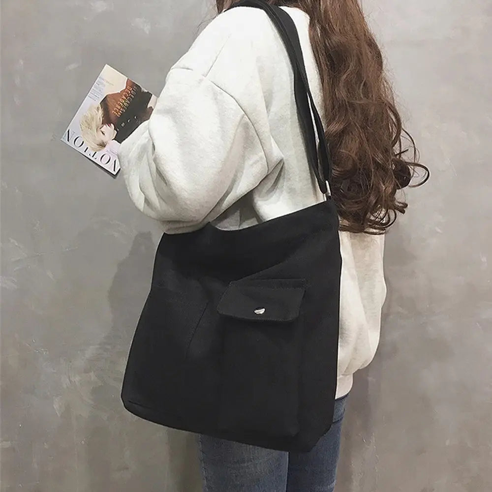 Canvas Crossbody Shoulder Bag Women Tote Handbag Messenger
