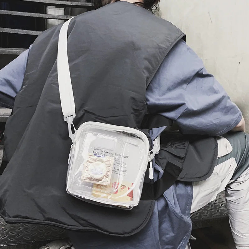 Waterproof Transparent PVC Shoulder Bag Messenger All-match