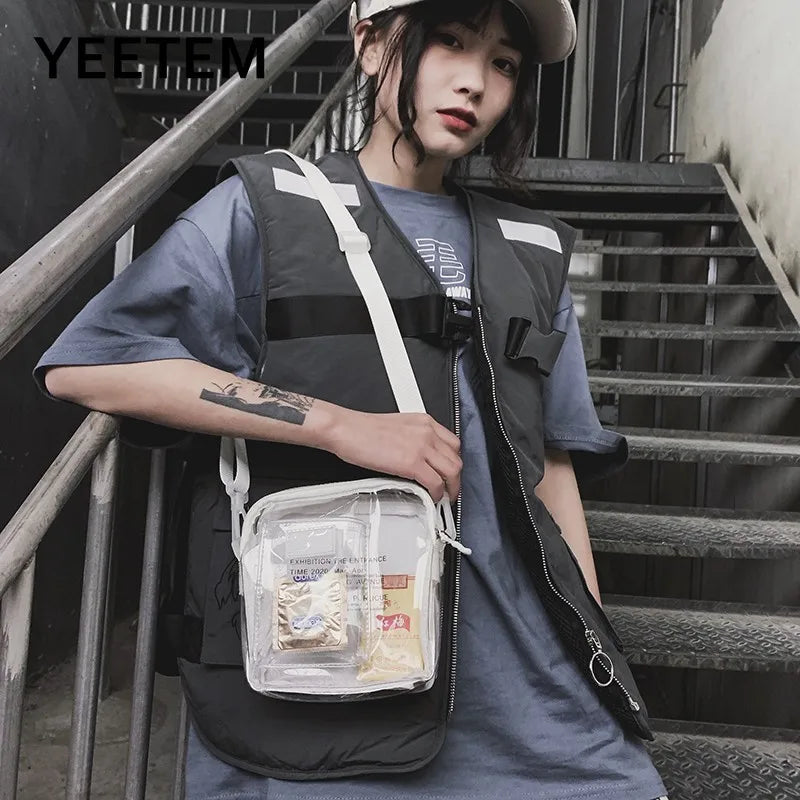 Waterproof Transparent PVC Shoulder Bag Messenger All-match