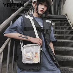 Waterproof Transparent PVC Shoulder Bag Messenger All-match