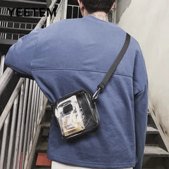 Waterproof Transparent PVC Shoulder Bag Messenger All-match