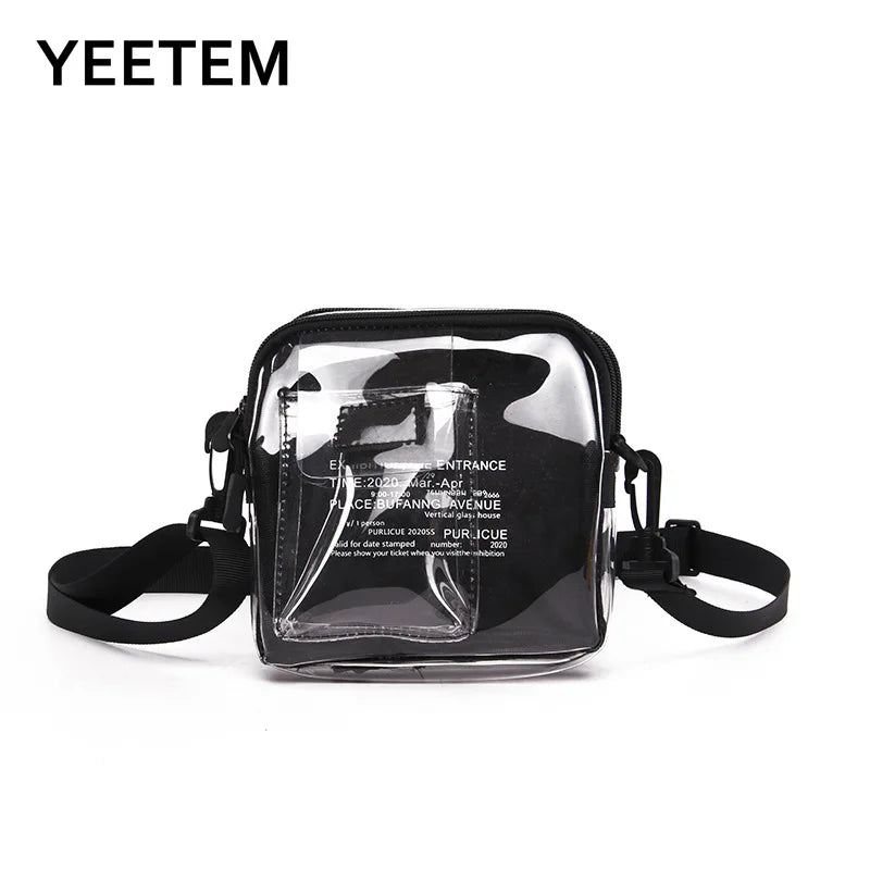 Waterproof Transparent PVC Shoulder Bag Messenger All-match