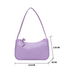 Women's PU Leather Shoulder Bag Small Clutch Hobo Handbag