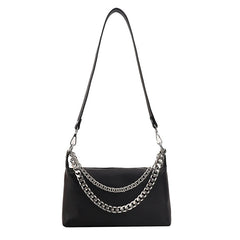 Soft Leather Handbag Female Vintage Bagute Chain Shoulder Bag