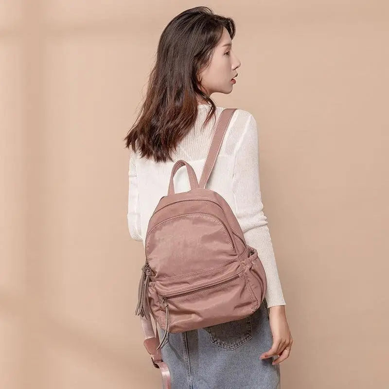 Women Travel Bag Solid Harajuku Student Schoolbag Female Multifunction