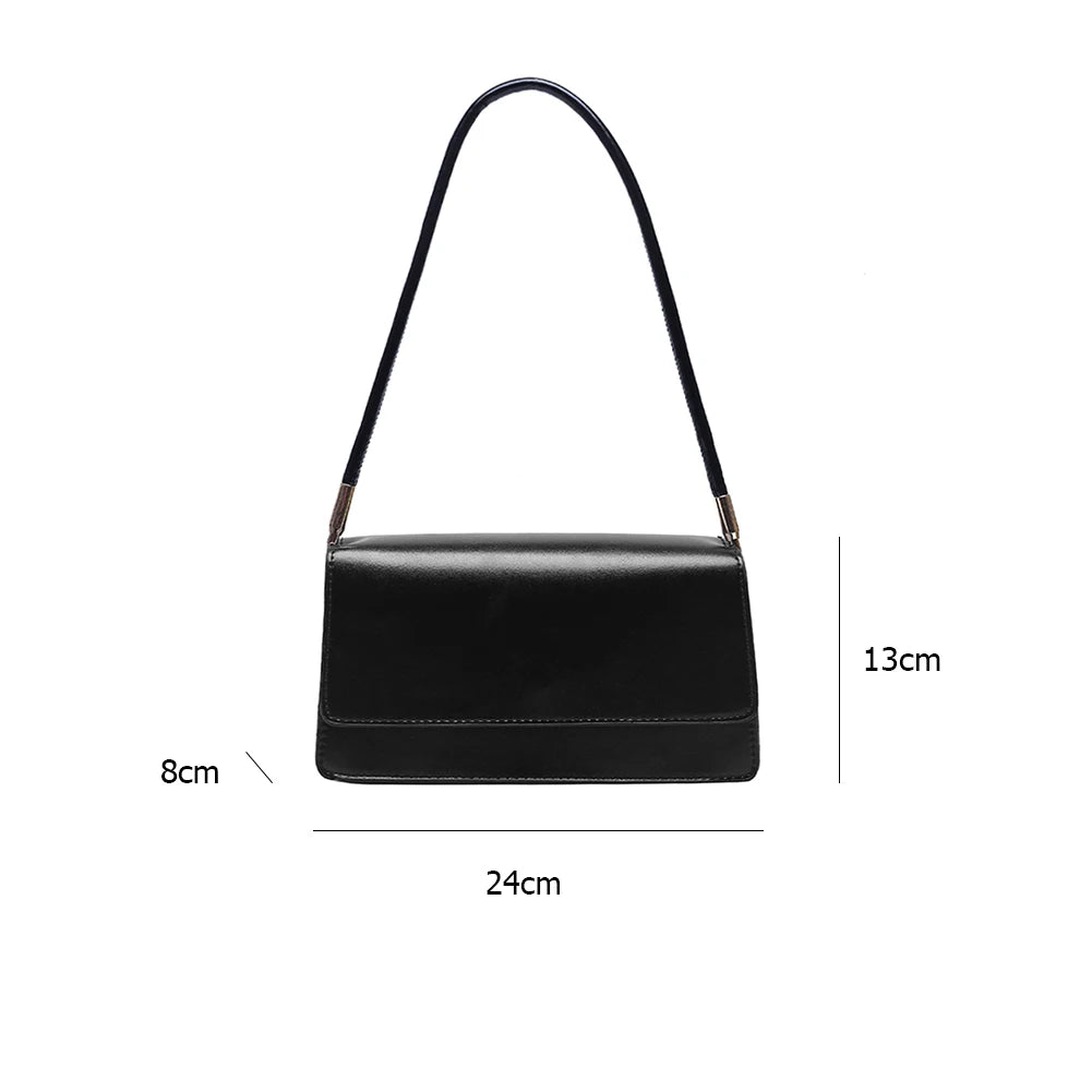 Stylish PU Leather Women's Flap Shoulder Bag