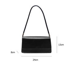 Stylish PU Leather Women's Flap Shoulder Bag