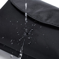 Small Leather+Canvas Messenger Bag Shoulder Crossbody