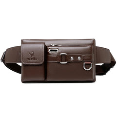 Men's Large Capacity Waist Bag Single-Shoulder Multi-Function Chest Bags