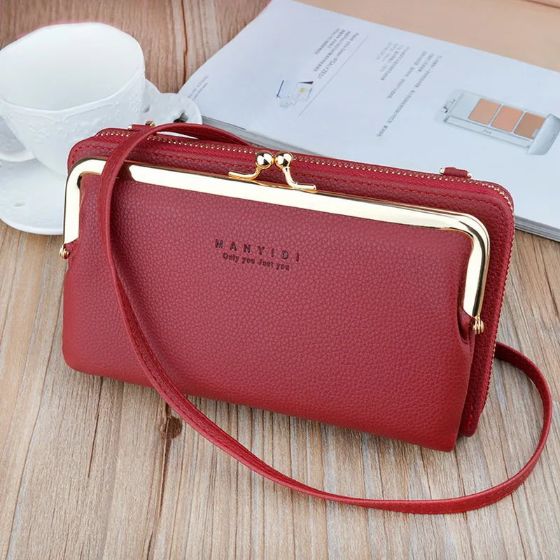 Small Crossbody Bag Women Mini PU Leather Shoulder Messenger Bag For Girls Pink