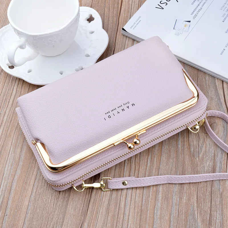 Small Crossbody Bag Women Mini PU Leather Shoulder Messenger Bag For Girls Pink