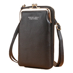 Women's Mini Matte Leather Crossbody Bag Shoulder Messenger Purse Handbag
