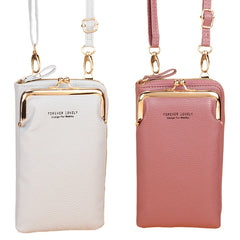 Women's Mini Matte Leather Crossbody Bag Shoulder Messenger Purse Handbag