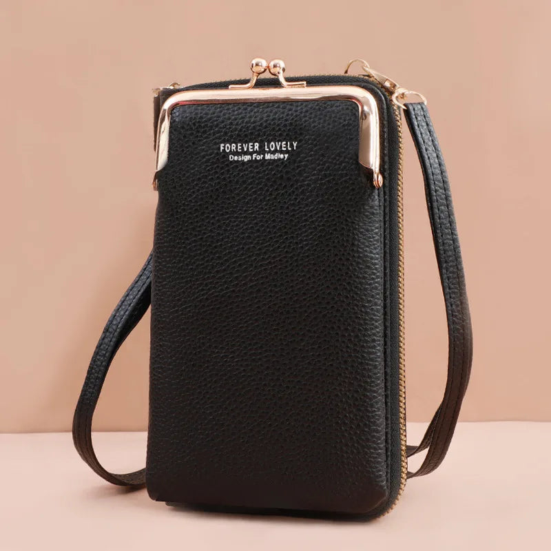Women's Mini Matte Leather Crossbody Bag Shoulder Messenger Purse Handbag