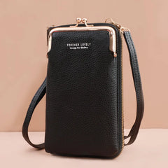 Women's Mini Matte Leather Crossbody Bag Shoulder Messenger Purse Handbag