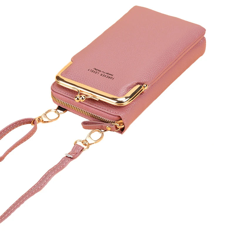 Women's Mini Matte Leather Crossbody Bag Shoulder Messenger Purse Handbag