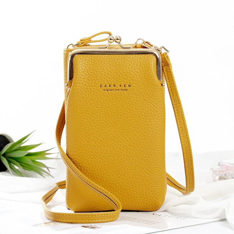 Small Crossbody Bags Women Mini Matte PU Leather Shoulder Messenger Bag Clutch B