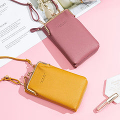 Small Crossbody Bags Women Mini Matte PU Leather Shoulder Messenger Bag Clutch B