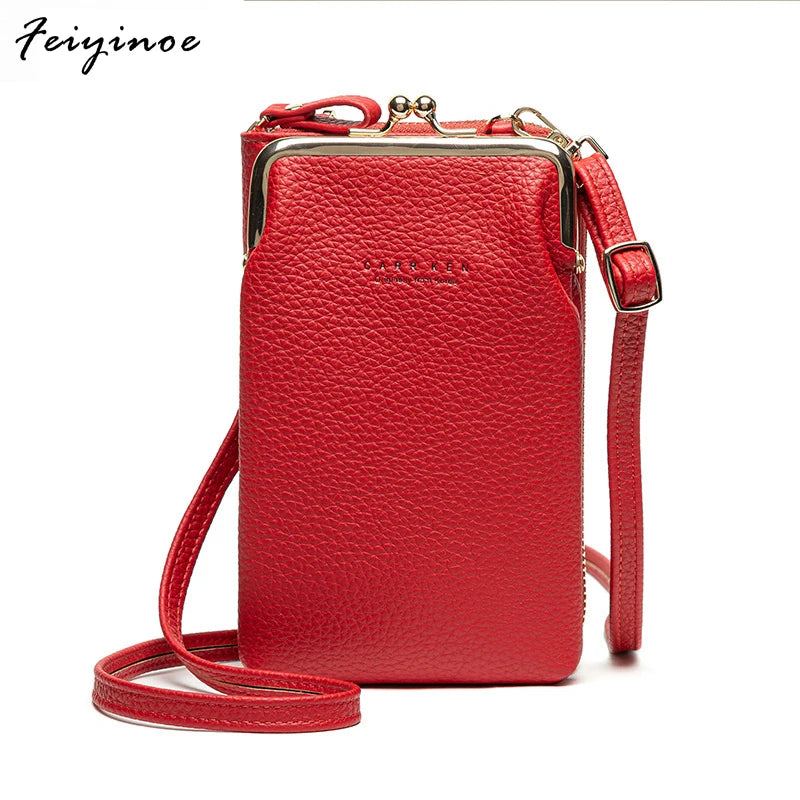 Small Crossbody Bags Women Mini Matte PU Leather Shoulder Messenger Bag Clutch B
