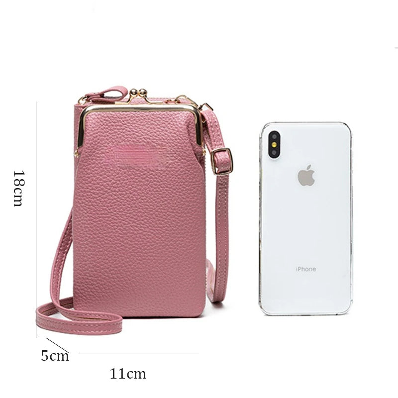 Small Crossbody Bag Mini PU Leather Shoulder Messenger Yellow