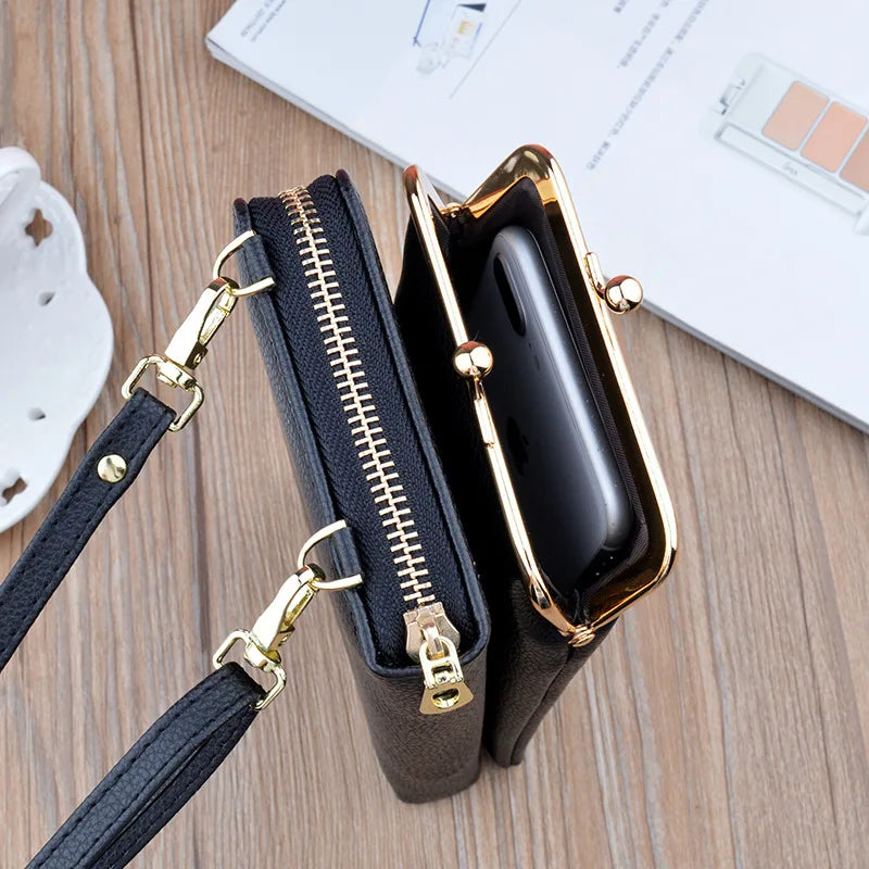 Mini PU Leather Crossbody Bag Yellow Zipper Flap