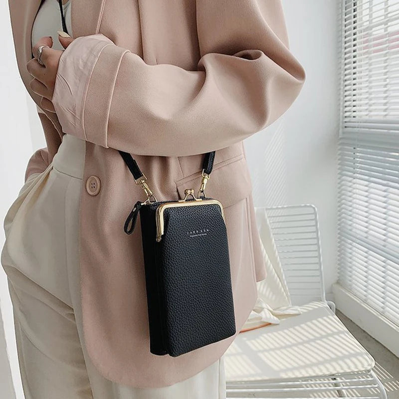 Small Crossbody Bag Mini PU Leather Shoulder Messenger Yellow