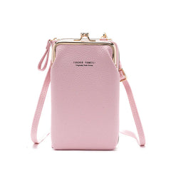 Small Crossbody Bag Mini PU Leather Shoulder Messenger Bag Yellow
