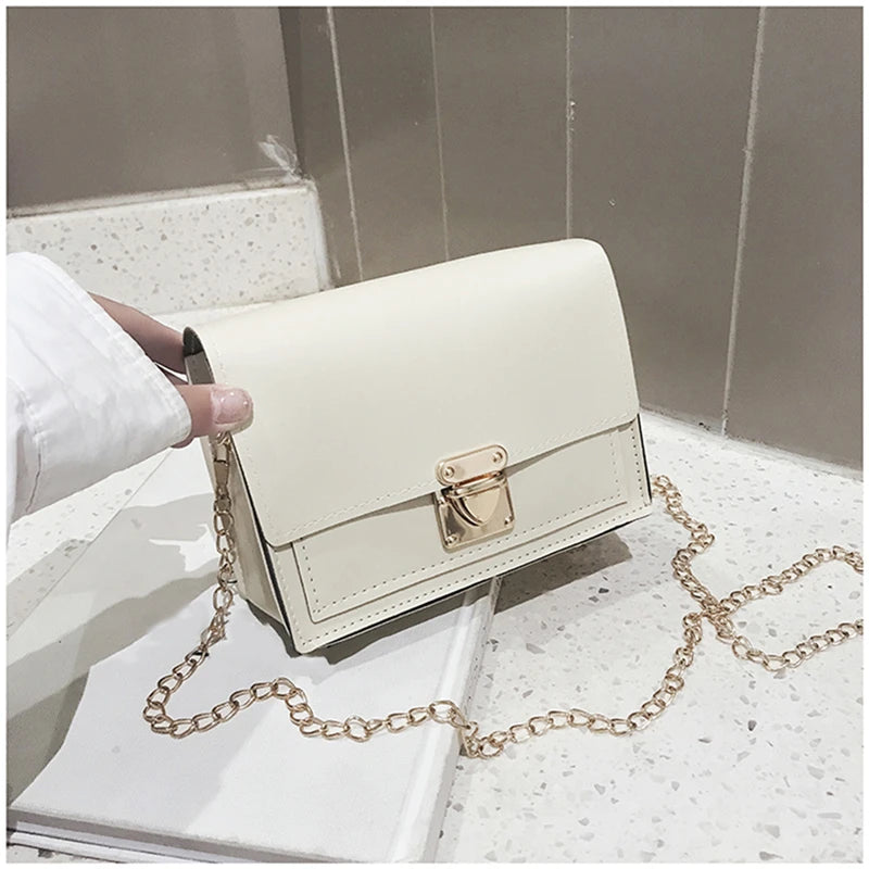 Mini PU Leather Crossbody Bag for Women Shoulder Bag Messenger Bag
