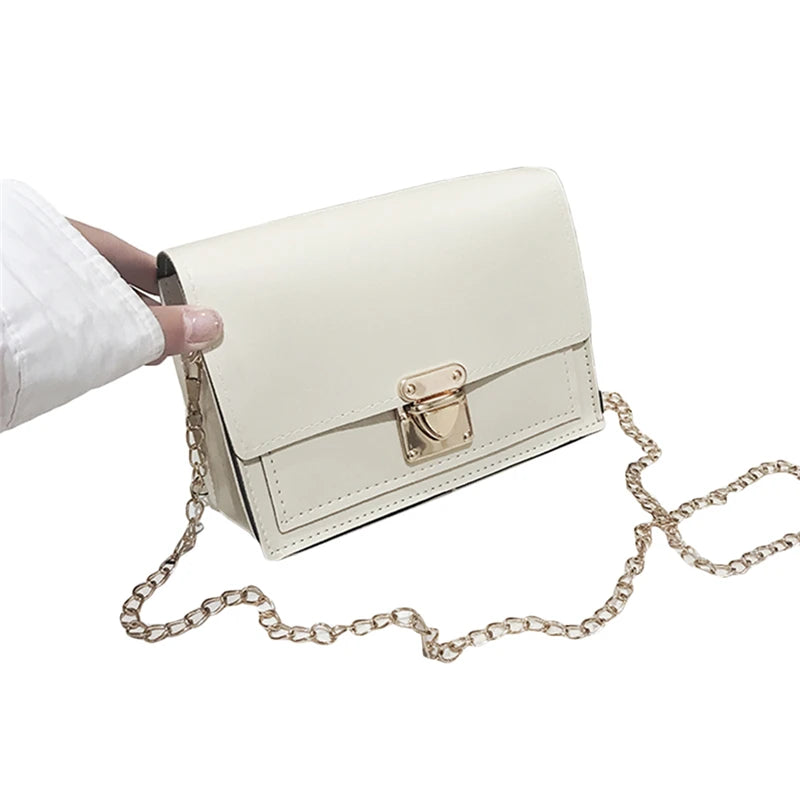 Mini PU Leather Crossbody Bag for Women Shoulder Bag Messenger Bag