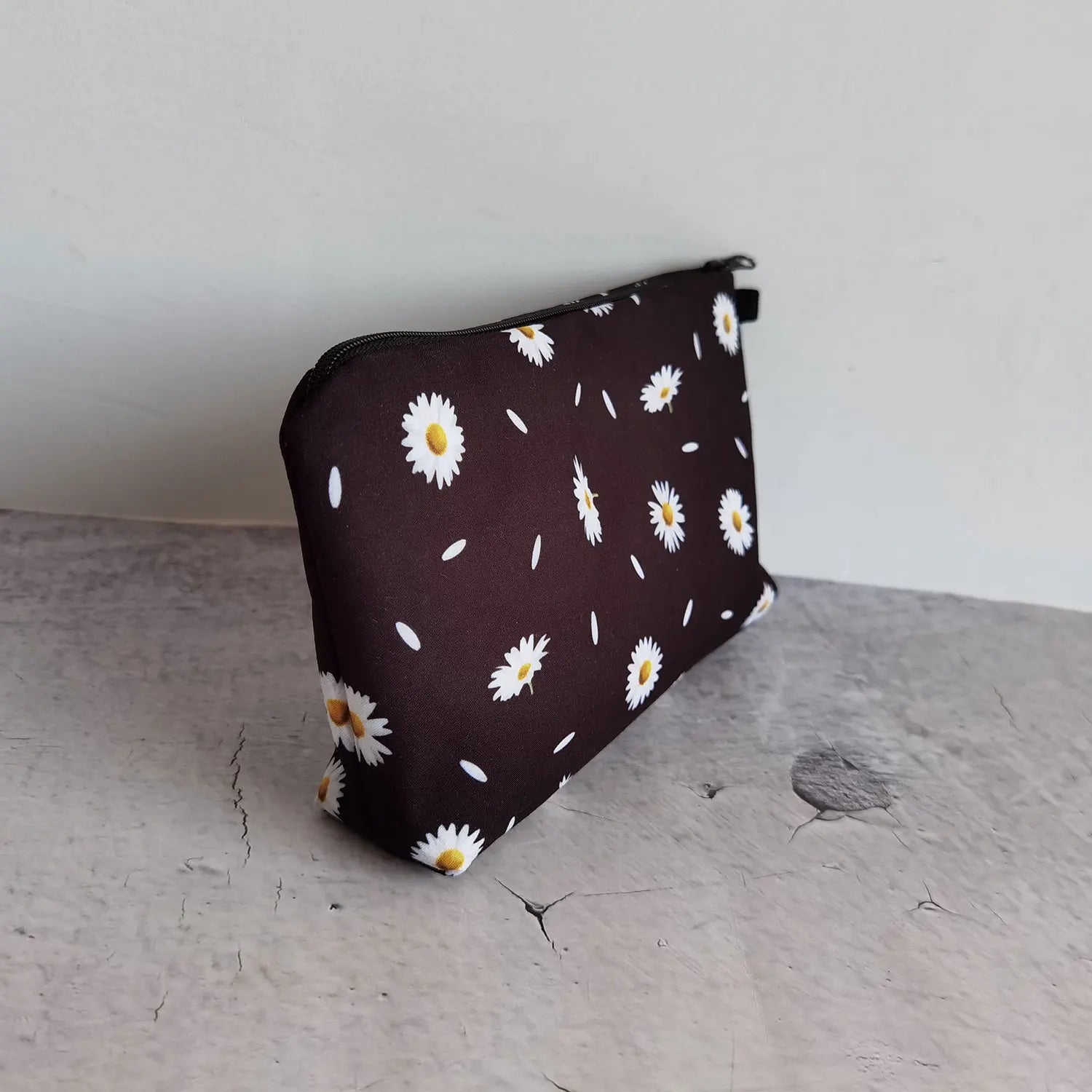 Daisy Printed Women Bag Organizer Cosmetic Makeup Bag for Trip