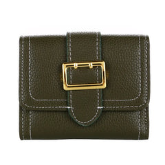 Small Female Purse Short Purse Lady Buckle Fastener Short Clutch Wallet