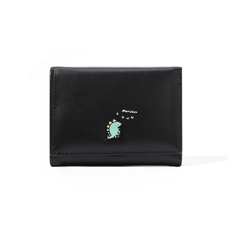 Small Women Wallet Trifold Thin Purses Ladies Money Bag Holographic Slim