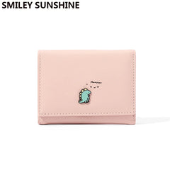 Small Women Wallet Trifold Thin Purses Ladies Money Bag Holographic Slim
