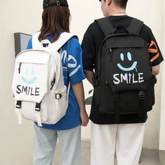 Smiley Women Backpack School Bag Waterproof Travel Backpacks