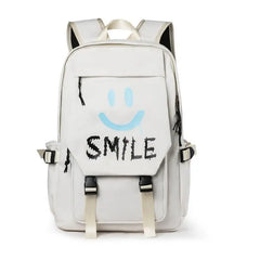 Smiley Women Backpack School Bag Waterproof Travel Backpacks