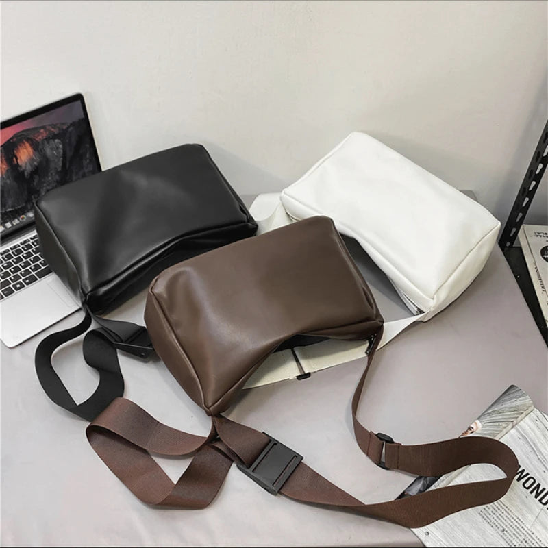 Soft Face Messenger Bag Men's and Women's Shoulder Bags Large Capacity Tote