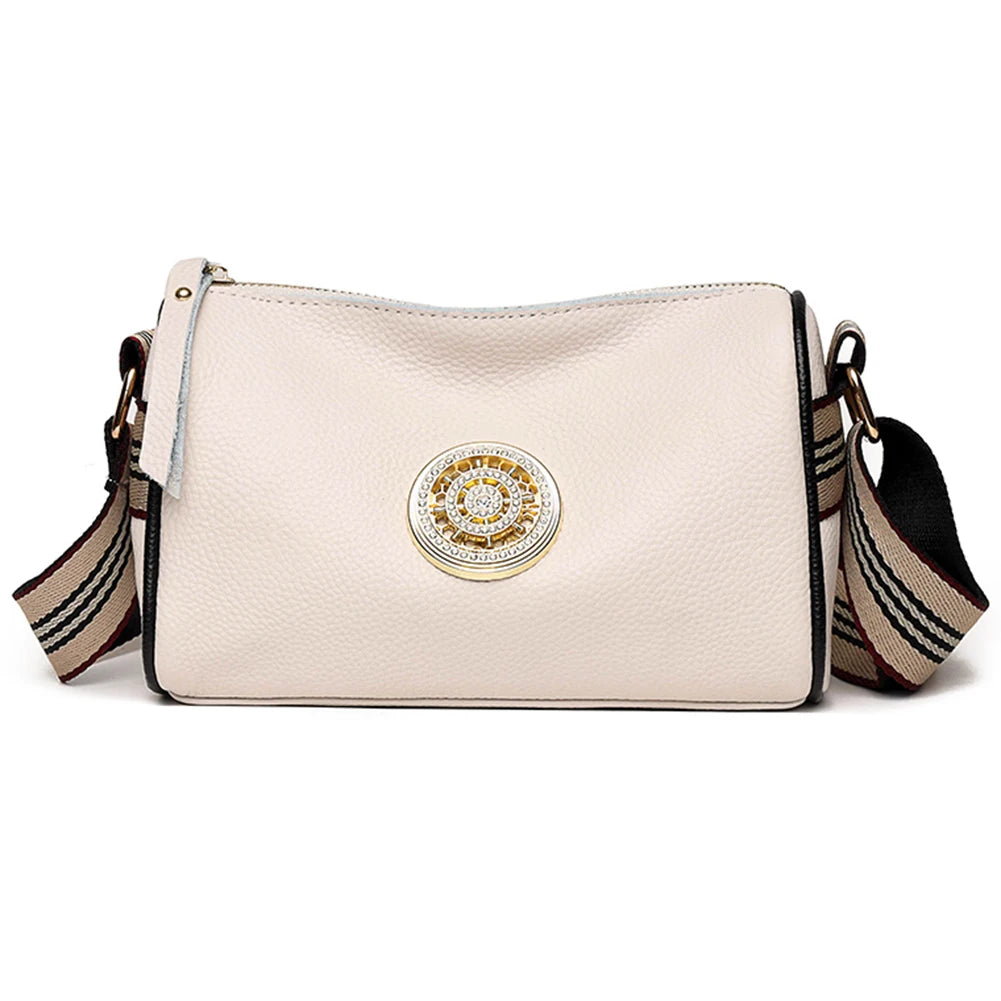 Soft Leather Shoulder Crossbody Bag Retro Shoulder Bags