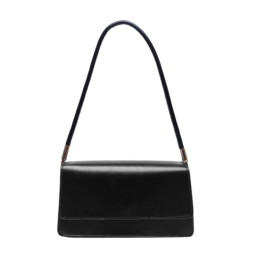 Solid Handbag Women Portable TOTES PU Leather Phone Bags