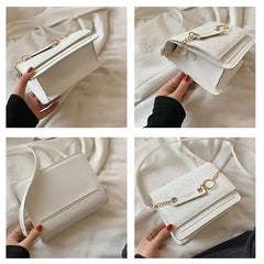 Cute Cartoon Print Small Square Bag for Women